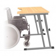 Стол для инвалидов-колясочников СИ-1 регулируемый по высоте