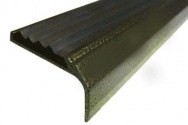 Угол алюминиевый с 1-й резиновой вставкой (42 мм, с отверстиями под крепеж)