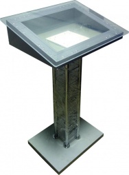 Стойка для мнемосхемы 610х470 напольная