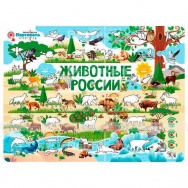 Стенд обучающий тактильно-звуковой «Животные России»