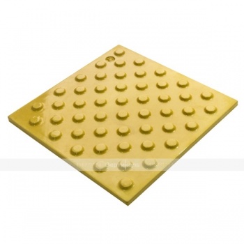 Тактильная плитка, конусы шахматные, полимербетон, 300х300х10 фото 5024